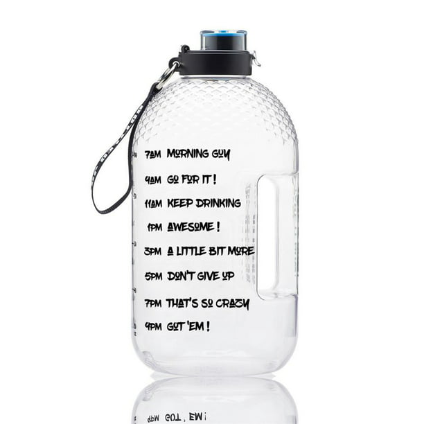 Details about   Portable Water Bottle Transparent Drinking Jug for Gym Camp Outdoor Activity 